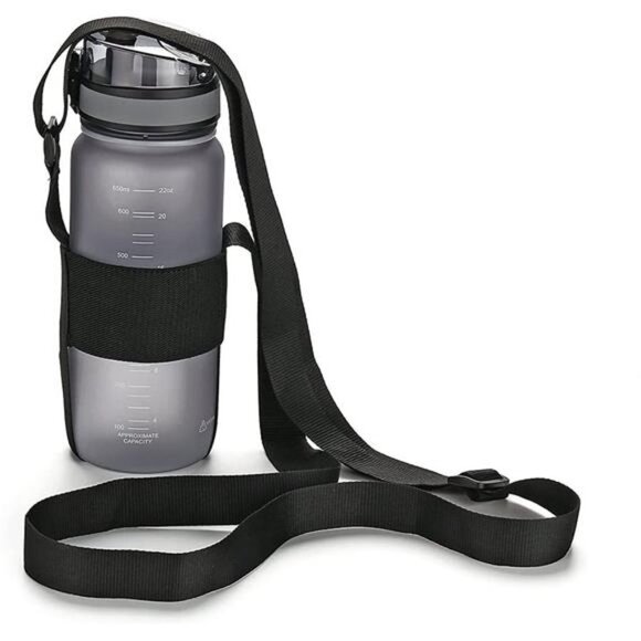 Water Bottle Carrier with Adjustable Shoulder Strap,Universal Bottle Sling - Picture 1 of 6